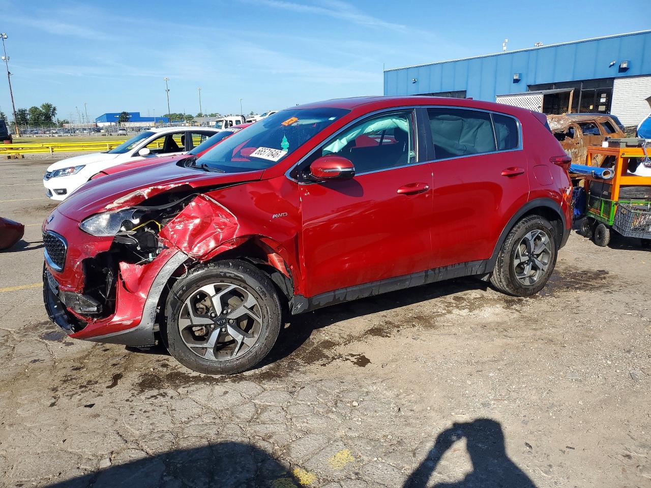 2021 KIA SPORTAGE LX | KNDPMCAC8M7861260 | UPCARS