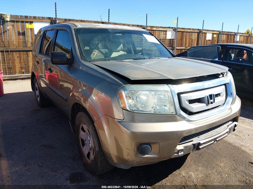 2009 HONDA PILOT LX | 5FNYF48229B039136 | UPCARS