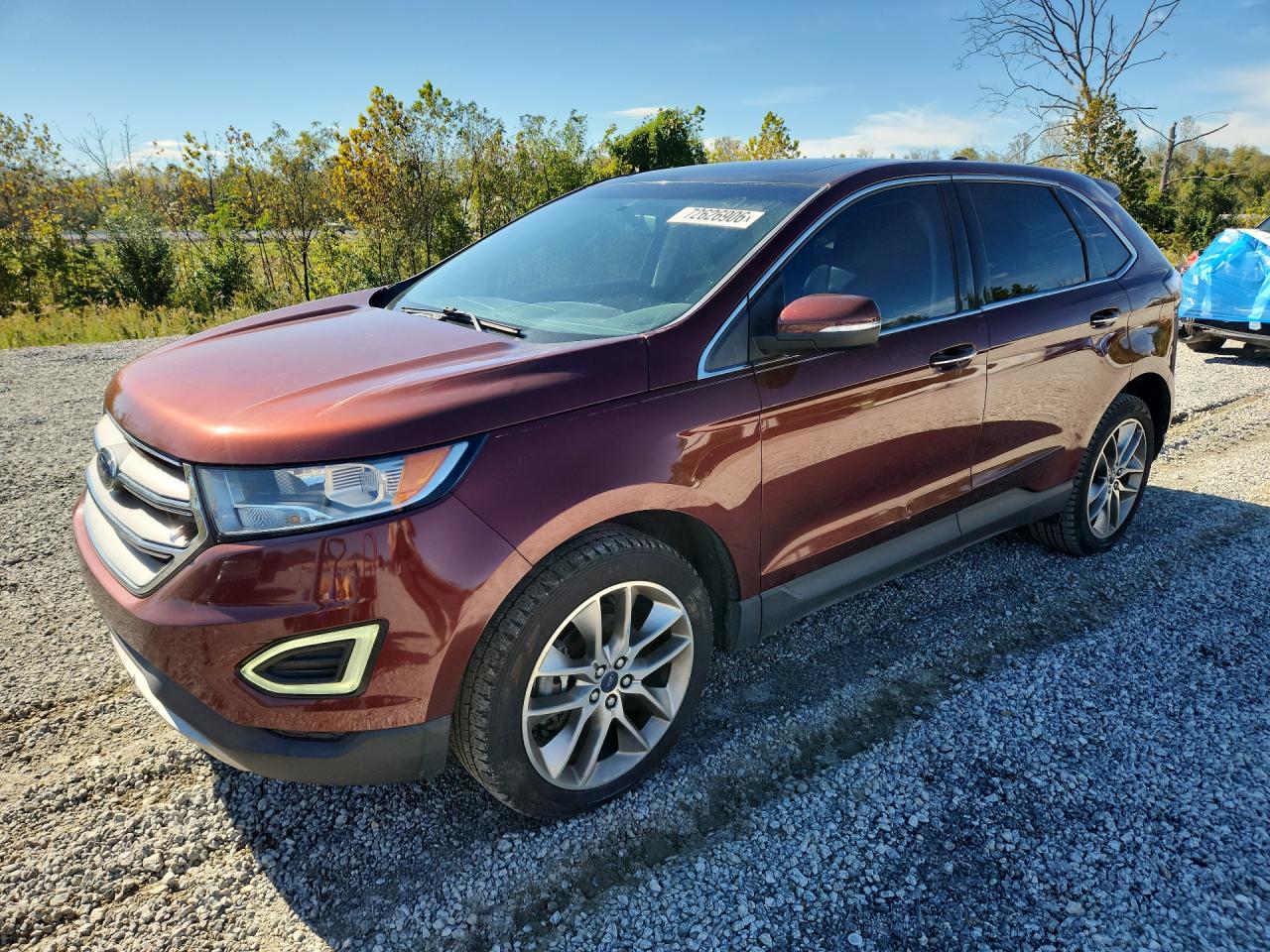 2016 FORD EDGE TITANIUM | 2FMPK4K9XGBB03765 | UPCARS