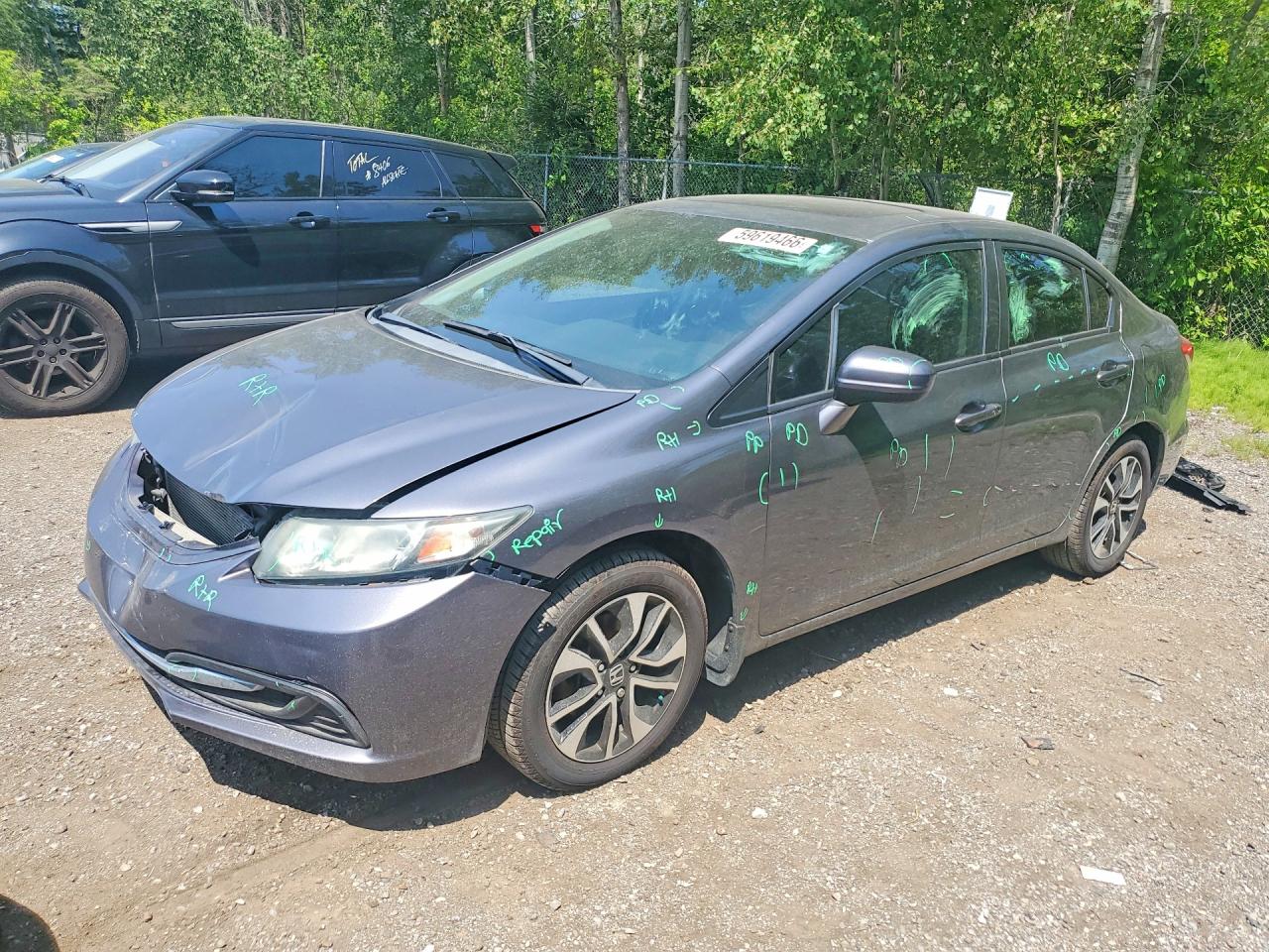 2015 HONDA CIVIC LX | 2HGFB2F58FH002782 | UPCARS