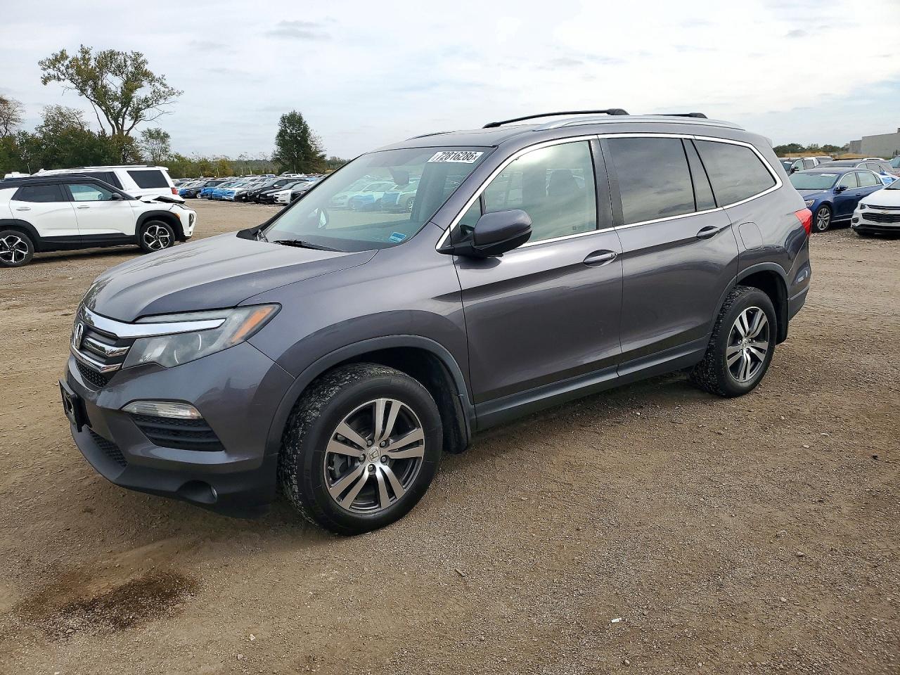 2017 HONDA PILOT EXL | 5FNYF6H51HB046776 | UPCARS
