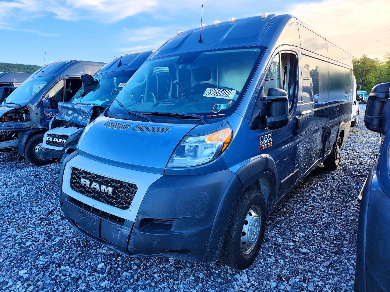 2021 RAM PROMASTER 3500 DELIVERY VAN | 3C6MRVJG2ME550269 | UPCARS