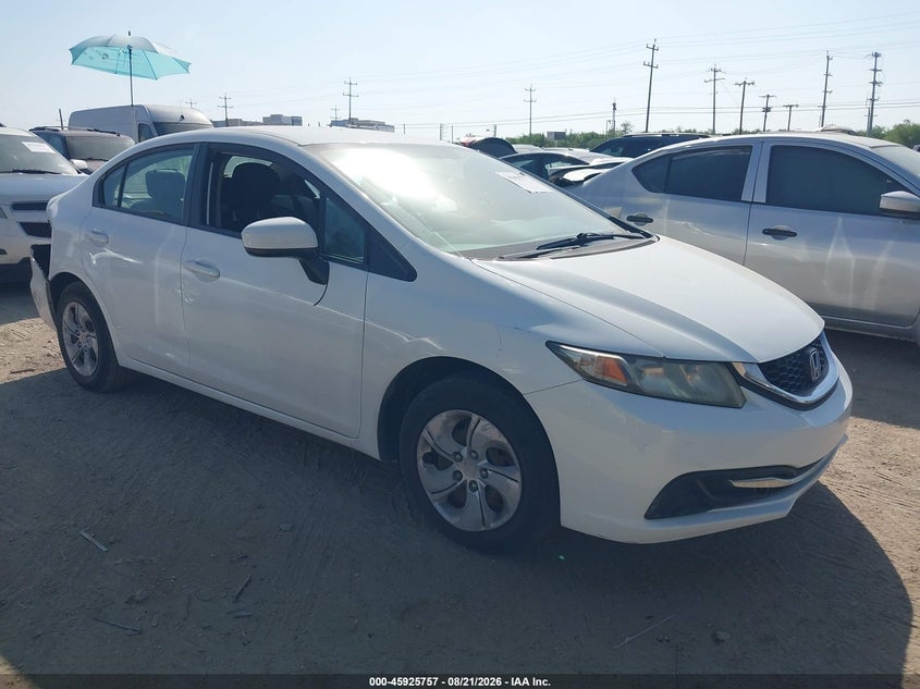 2014 HONDA CIVIC LX | 19XFB2F51EE007721 | UPCARS