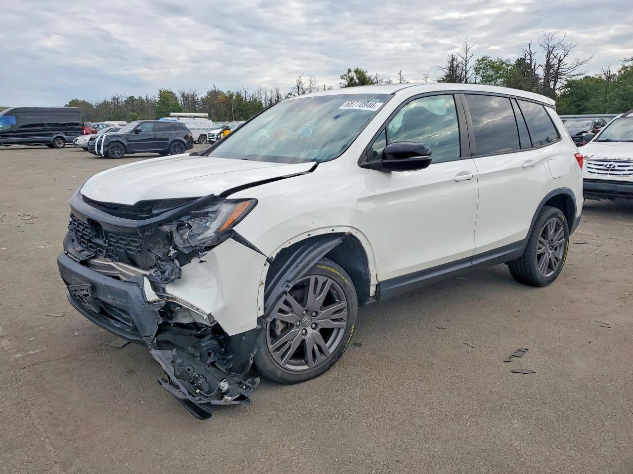 2021 HONDA PASSPORT EXL | 5FNYF8H54MB004219 | UPCARS