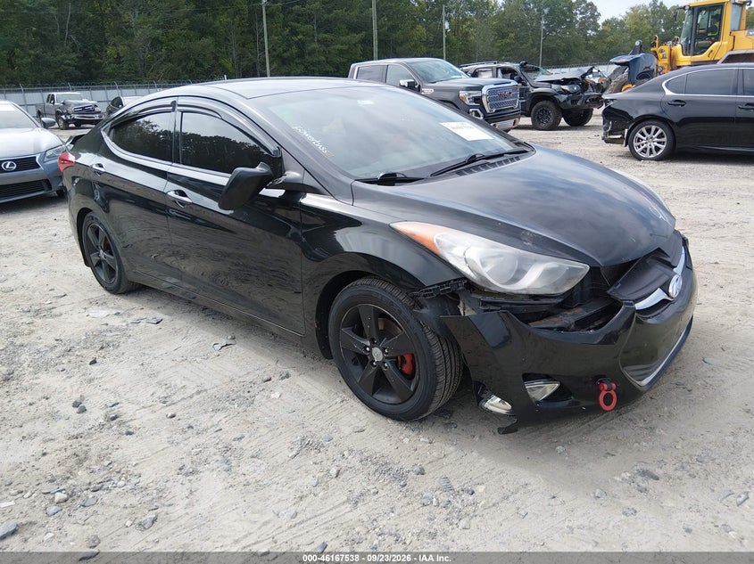 2013 HYUNDAI ELANTRA GLS | 5NPDH4AE4DH453199 | UPCARS