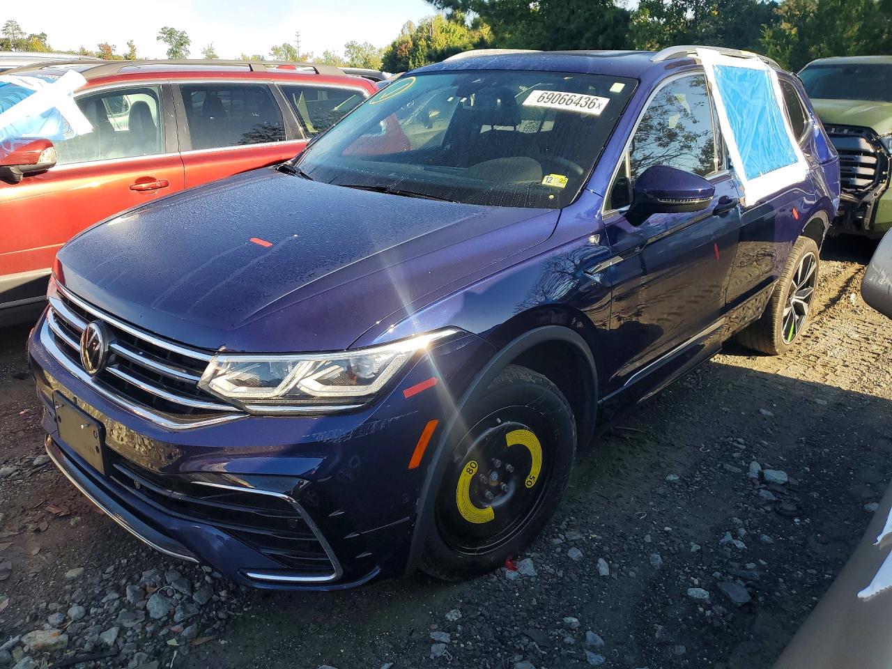 2022 VOLKSWAGEN TIGUAN SEL R-LINE | 3VV4B7AX2NM029327 | UPCARS