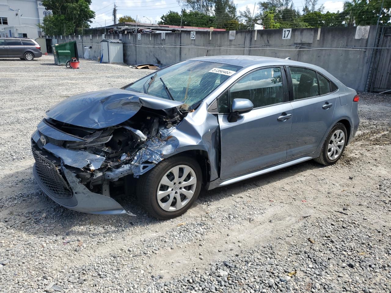2021 TOYOTA COROLLA LE | 5YFEPMAE0MP206823 | UPCARS