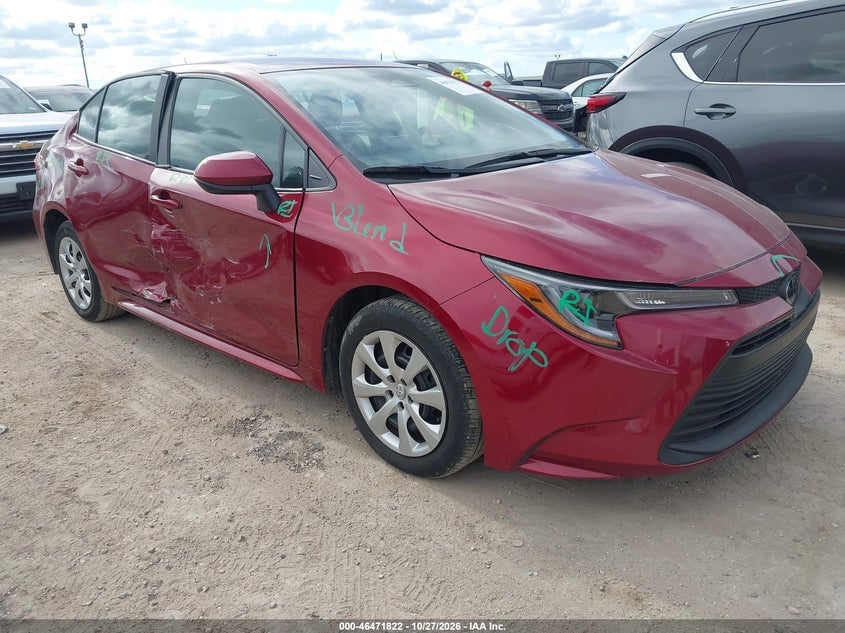 2025 TOYOTA COROLLA LE | 5YFB4MDE7SP271480 | UPCARS