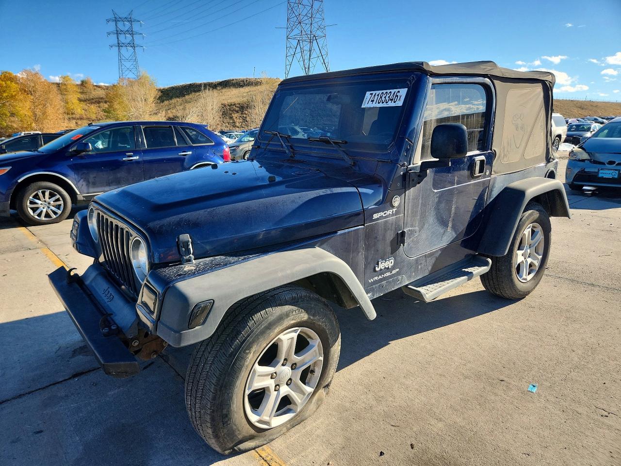 2006 JEEP WRANGLER SPORT | 1J4FA49S76P743798 | UPCARS