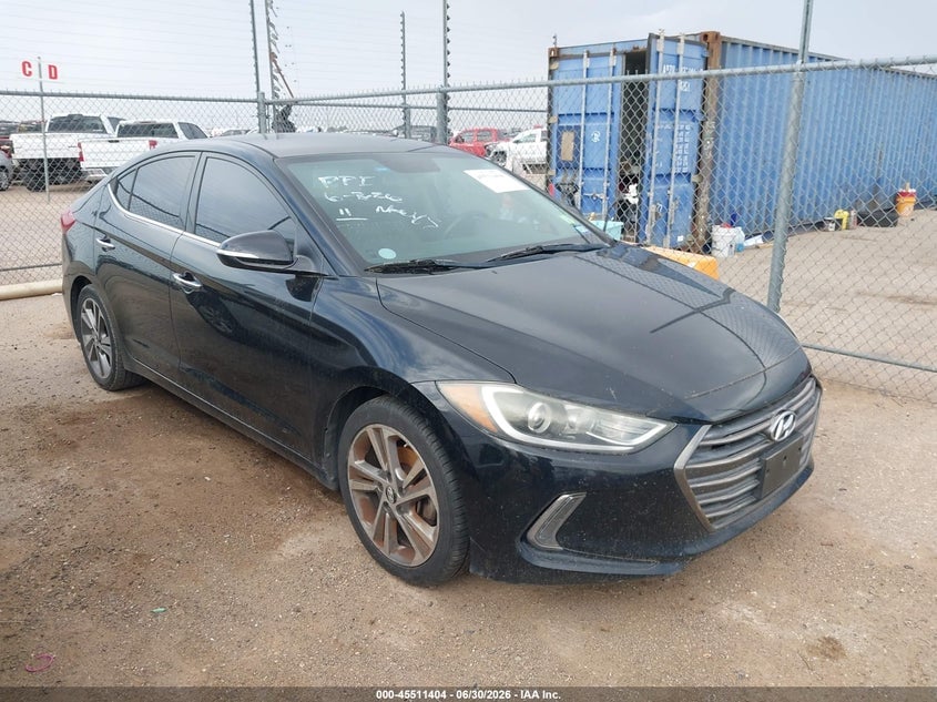 2017 HYUNDAI ELANTRA LIMITED | 5NPD84LF6HH004988 | UPCARS