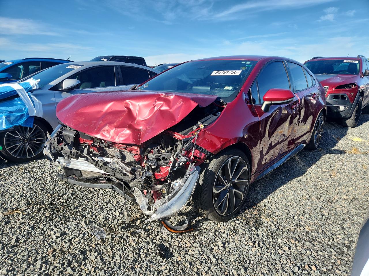 2022 TOYOTA COROLLA SE | JTDS4MCE7NJ096657 | UPCARS