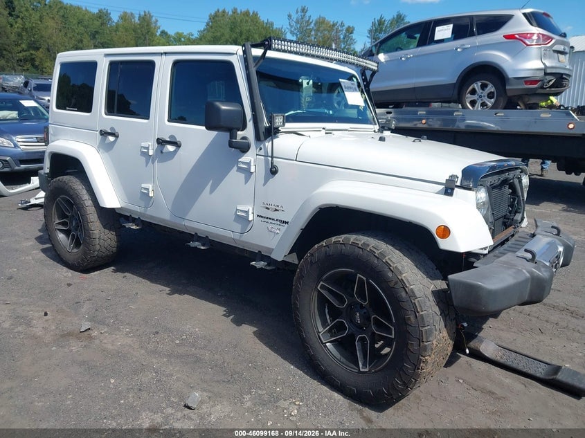 2018 JEEP WRANGLER JK UNLIMITED SAHARA | 1C4BJWEG1JL902414 | UPCARS
