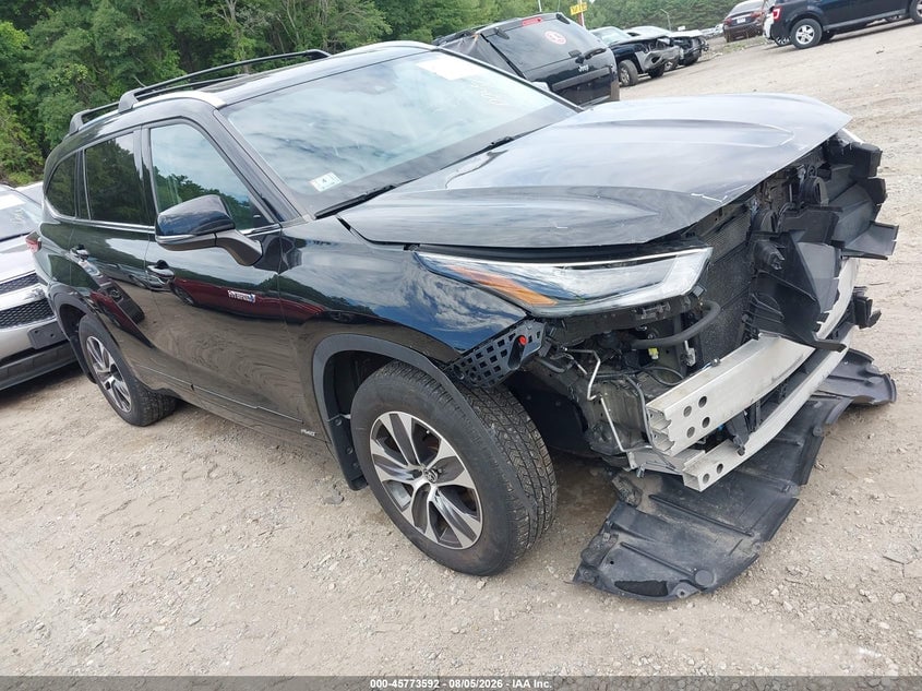 2021 TOYOTA HIGHLANDER HYBRID XLE | 5TDGBRCHXMS524922 | UPCARS
