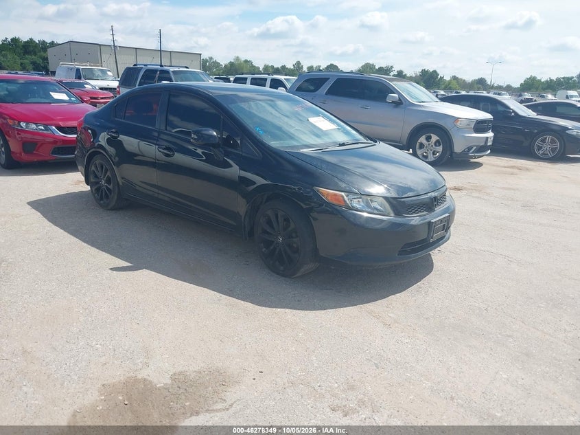 2012 HONDA CIVIC LX | 2HGFB2F58CH566296 | UPCARS