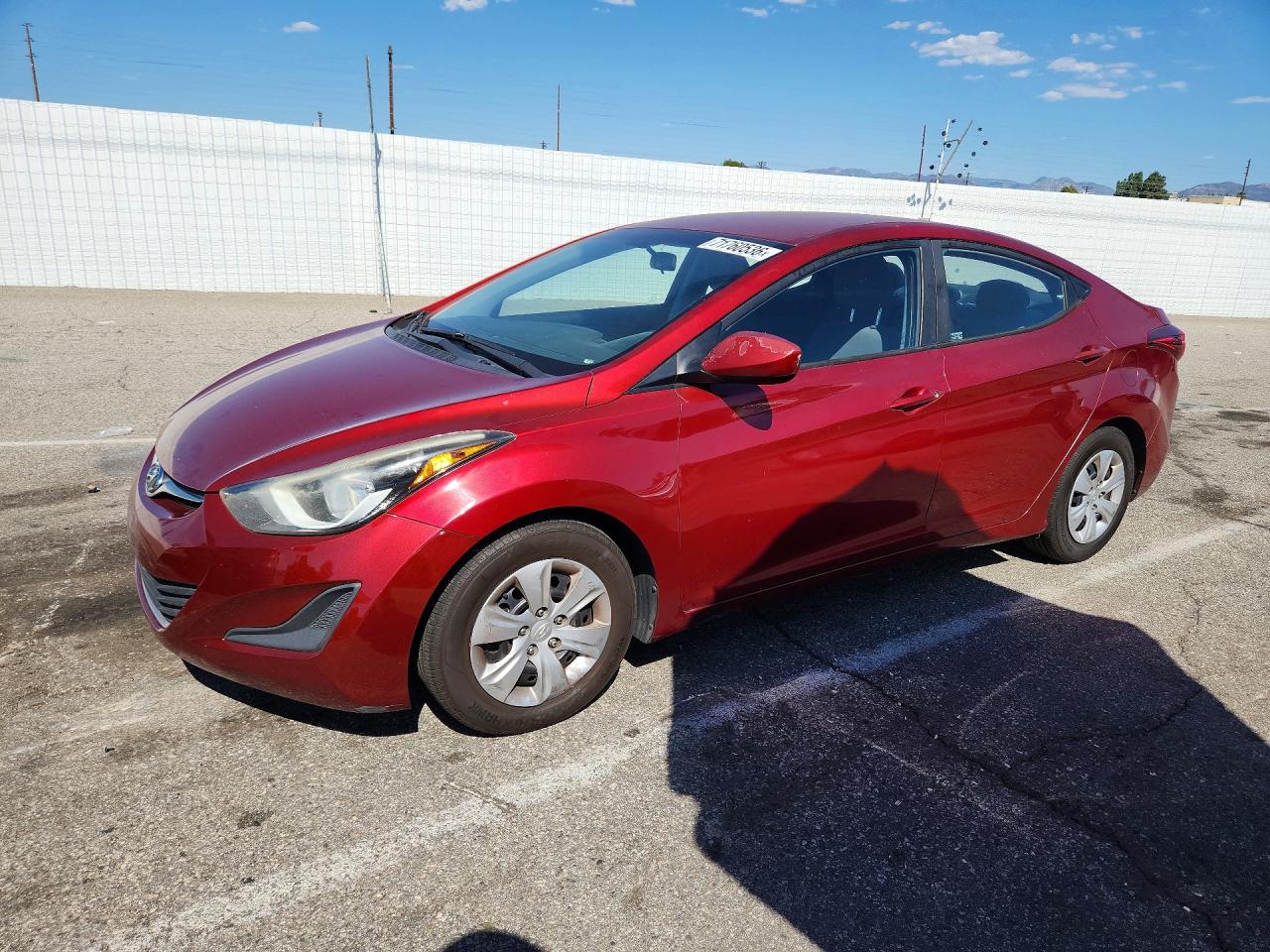 2016 HYUNDAI ELANTRA SE | 5NPDH4AE6GH699773 | UPCARS