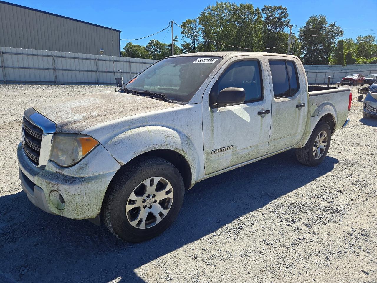 2012 SUZUKI EQUATOR SPORT | 5Z61D0ER1CC452804 | UPCARS