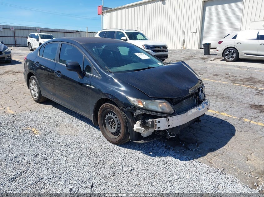 2013 HONDA CIVIC LX | 19XFB2F50DE059811 | UPCARS