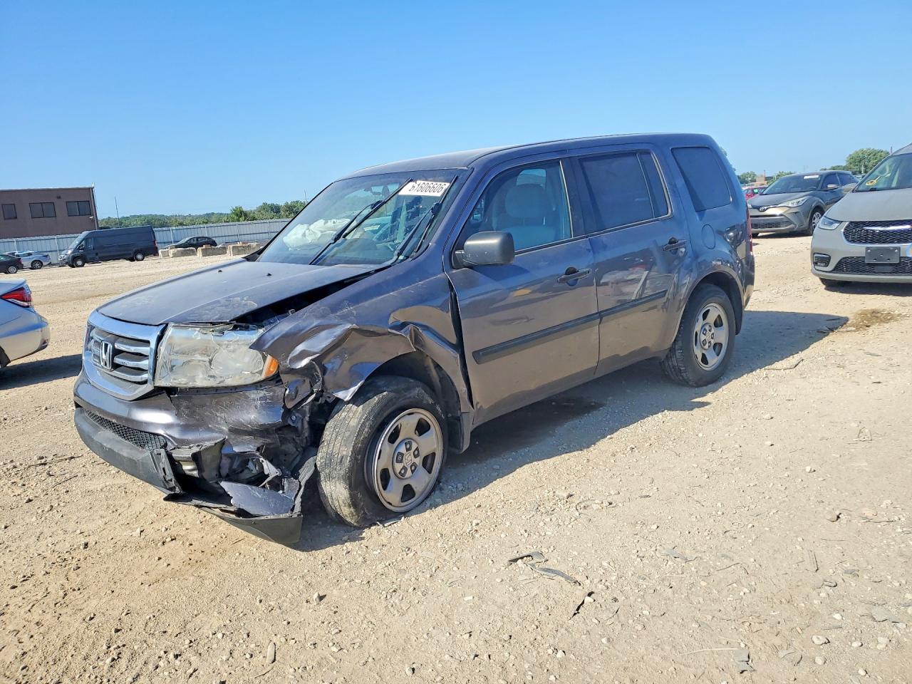 2015 HONDA PILOT LX | 5FNYF4H2XFB071036 | UPCARS