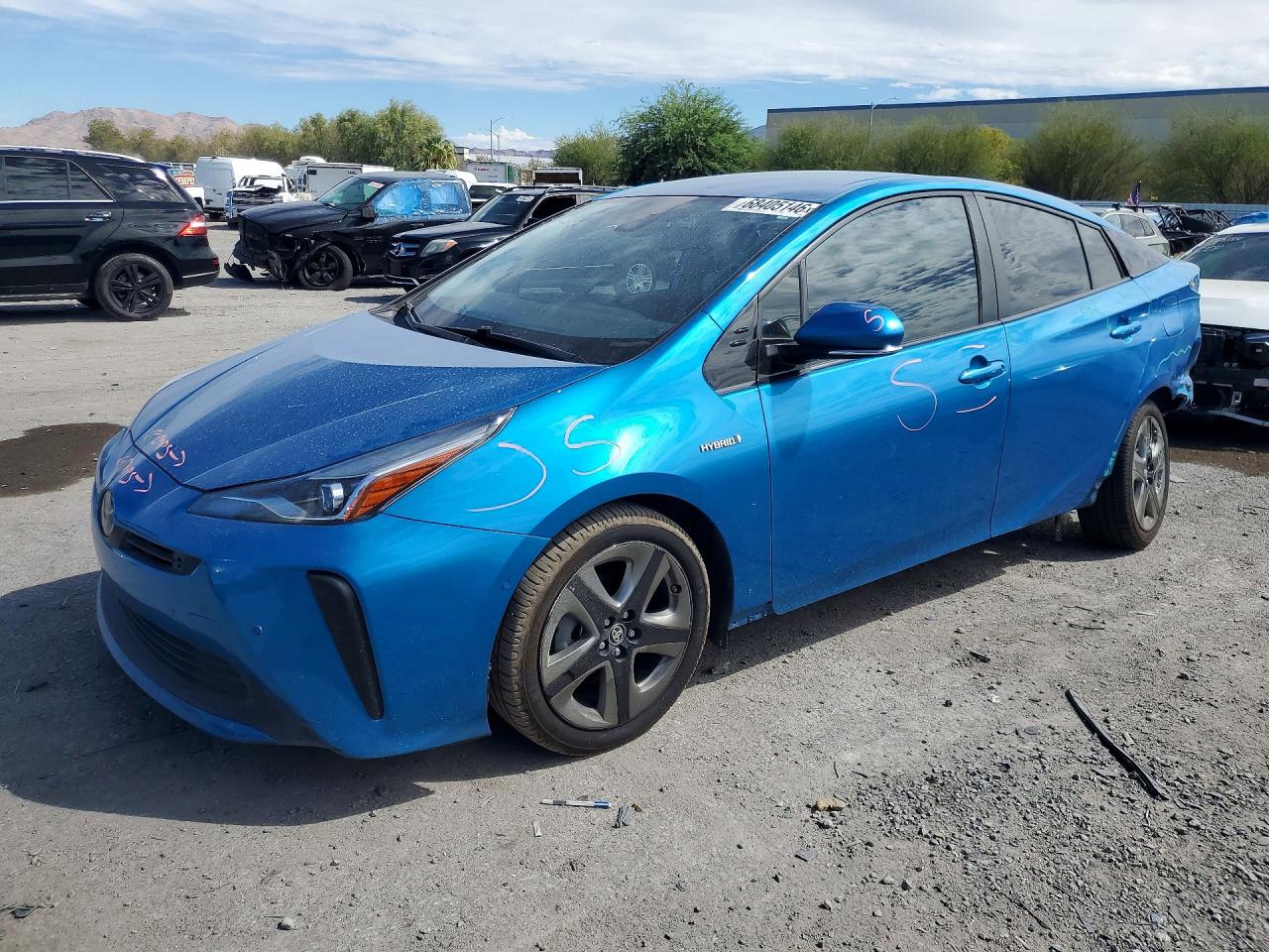 2019 TOYOTA PRIUS XLE | JTDKARFU2K3071884 | UPCARS