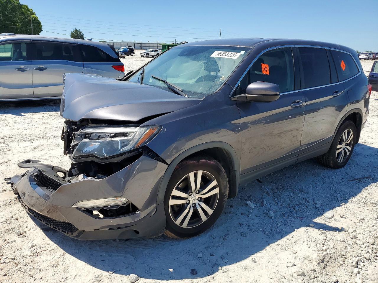 2017 HONDA PILOT EXL | 5FNYF6H61HB070164 | UPCARS