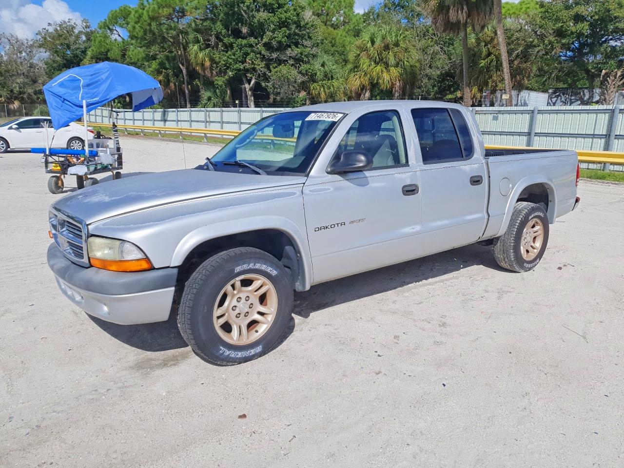 2002 DODGE DAKOTA QUAD SPORT | 1B7HL38N92S710873 | UPCARS