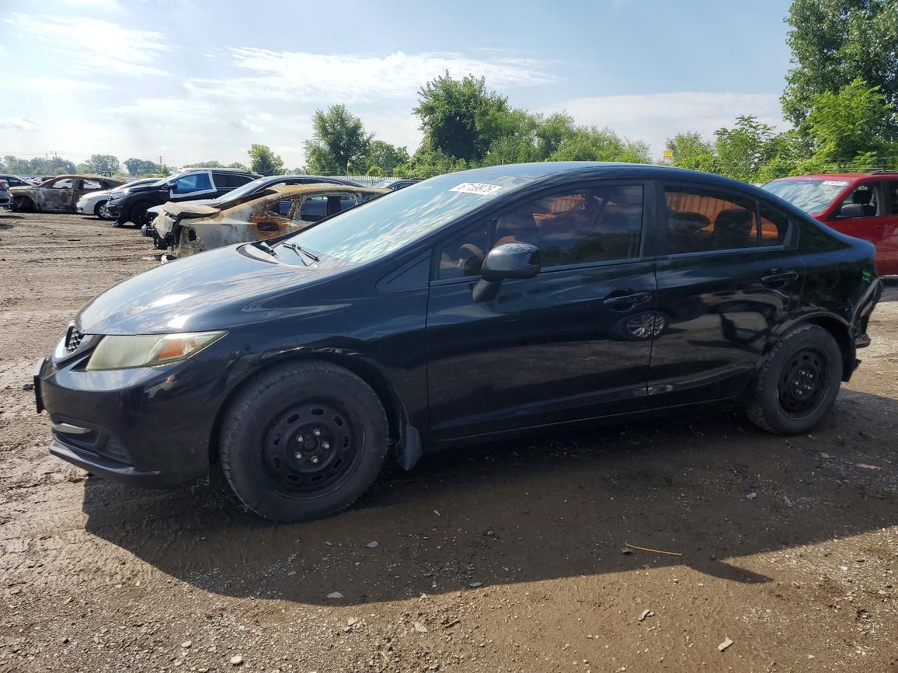 2013 HONDA CIVIC LX | 2HGFB2F46DH109933 | UPCARS