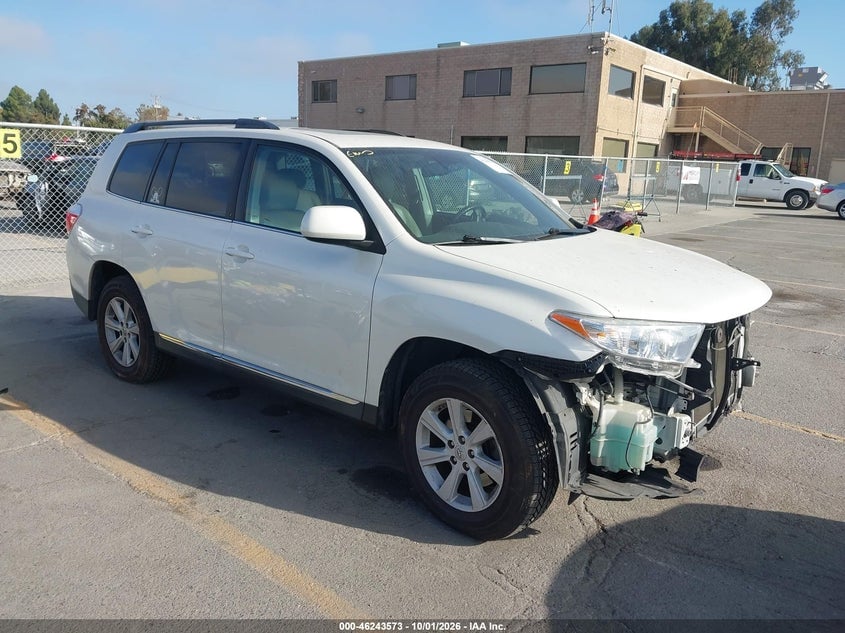 2013 TOYOTA HIGHLANDER SE V6 | 5TDBK3EH0DS219014 | UPCARS