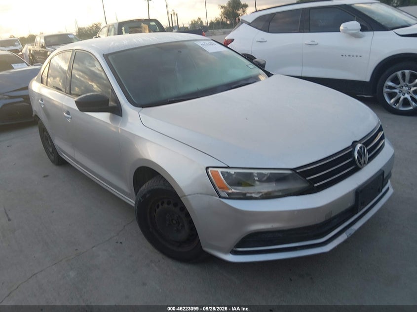 2015 VOLKSWAGEN JETTA 2.0L S | 3VW2K7AJ6FM339979 | UPCARS