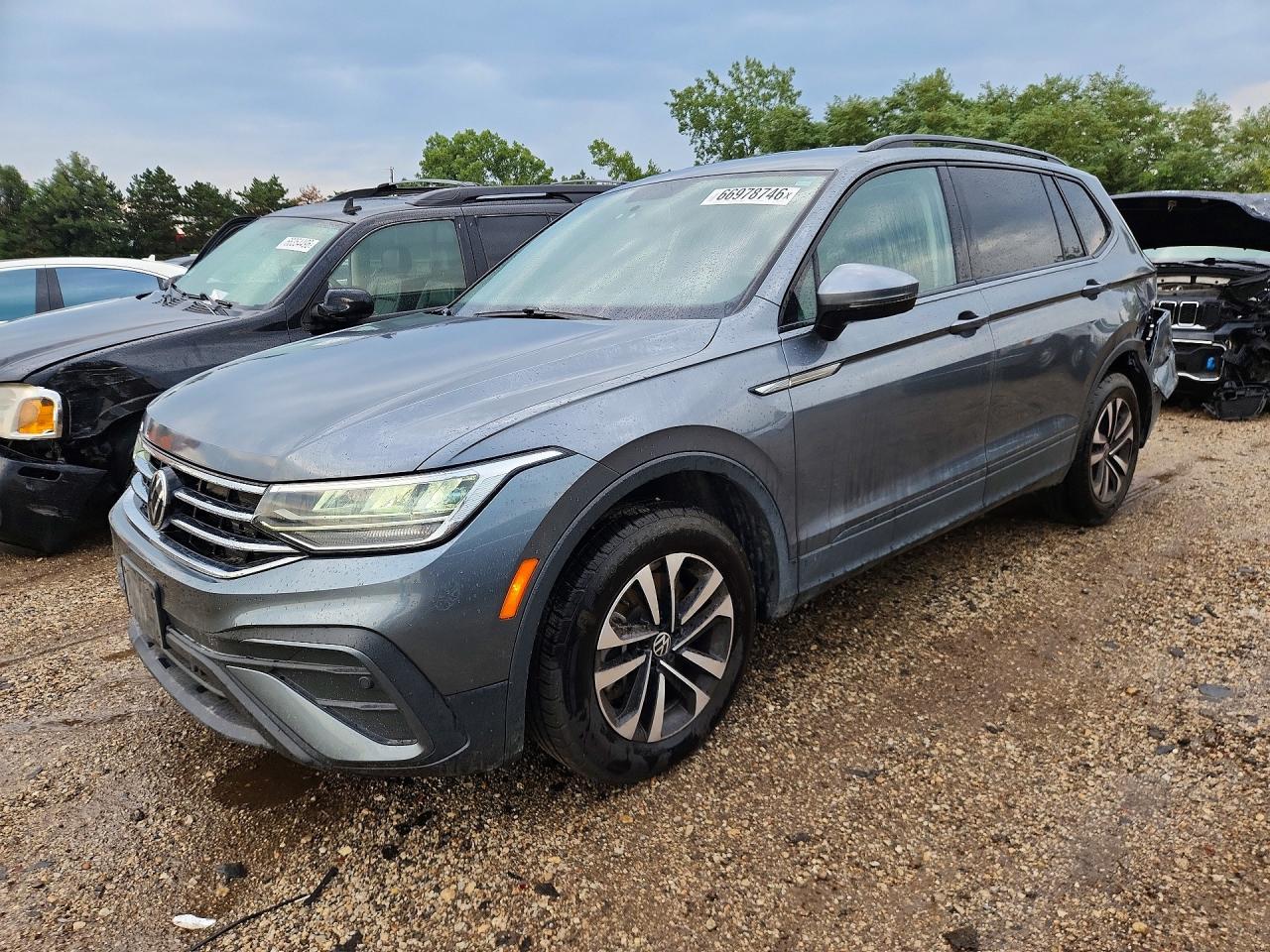 2022 VOLKSWAGEN TIGUAN S | 3VV0B7AX9NM075901 | UPCARS