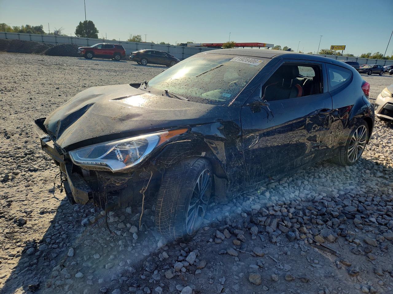 2017 HYUNDAI VELOSTER TURBO | KMHTC6AE7HU313838 | UPCARS