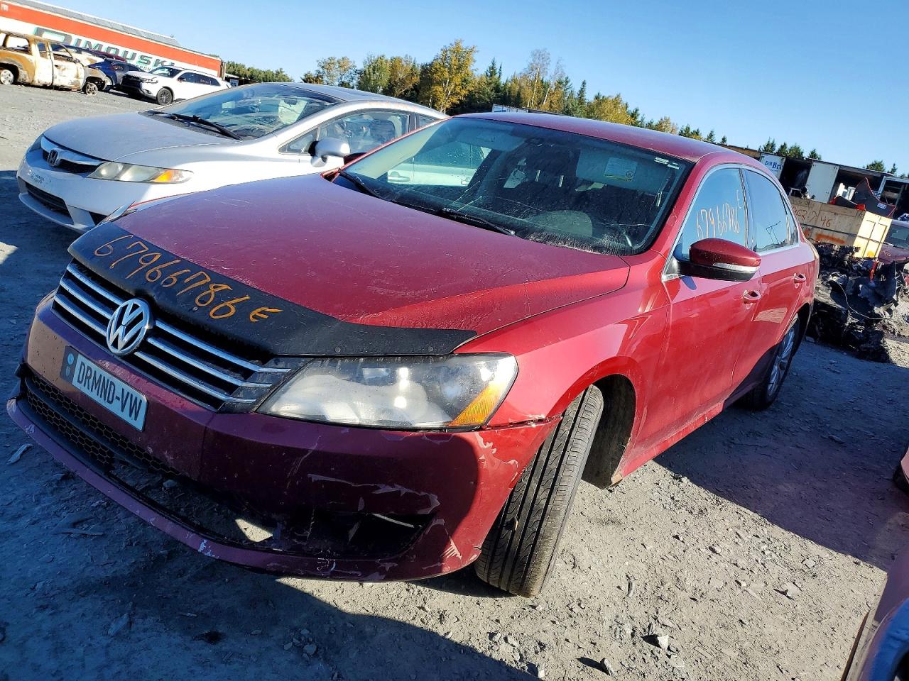 2015 VOLKSWAGEN PASSAT S | 1VWAS7A3XFC020874 | UPCARS