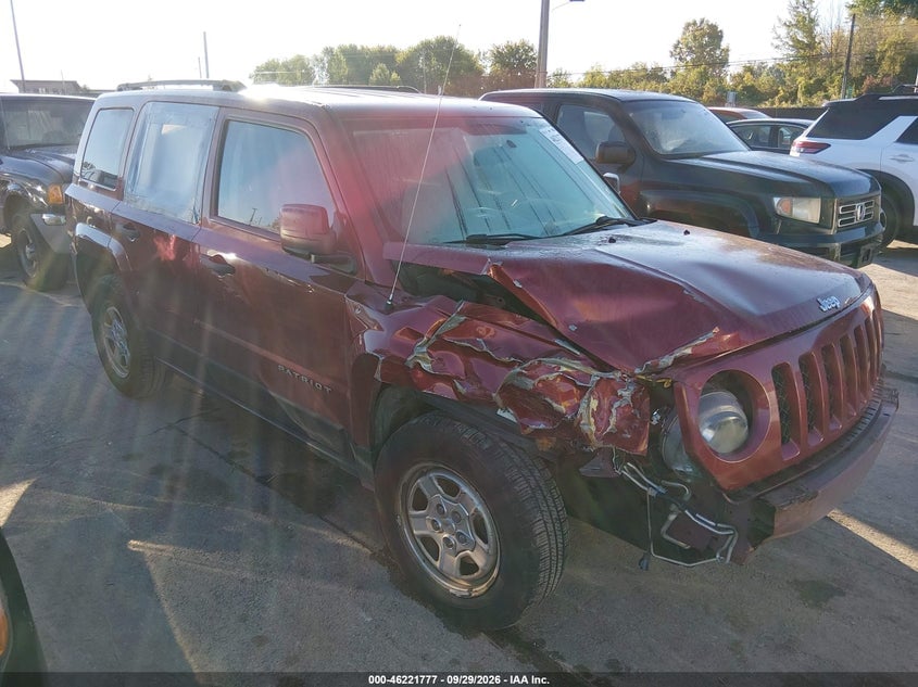 2012 JEEP PATRIOT SPORT | 1C4NJPBA4CD606173 | UPCARS