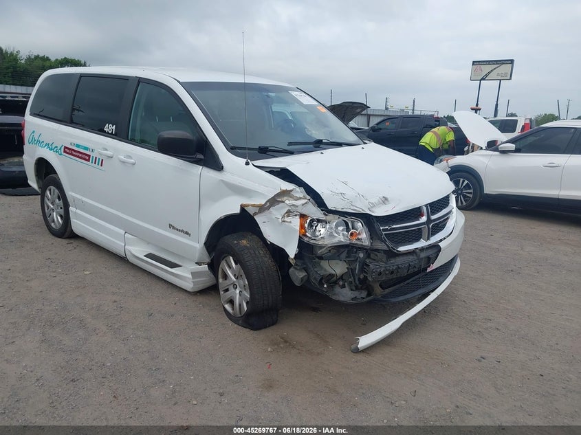 2018 DODGE GRAND CARAVAN SE | 2C7WDGBG3JR362741 | UPCARS
