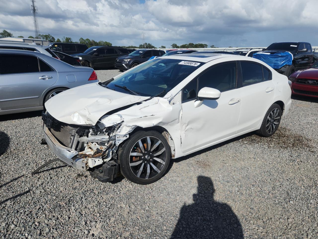 2014 HONDA CIVIC EXL | 19XFB2F99EE027511 | UPCARS
