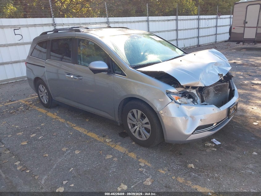 2017 HONDA ODYSSEY EX-L | 5FNRL5H60HB014577 | UPCARS