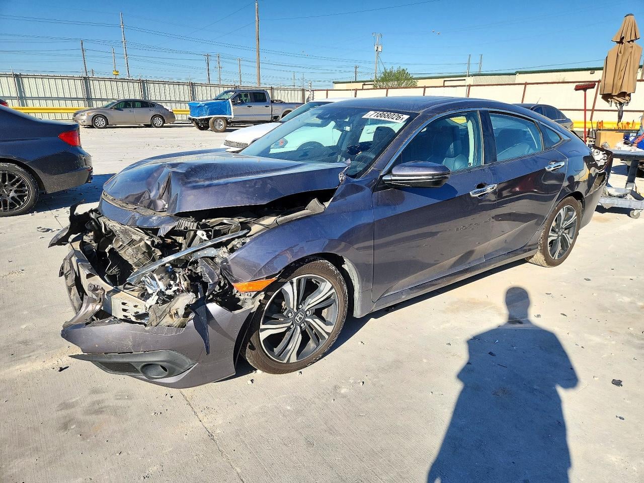 2017 HONDA CIVIC TOURING | 19XFC1F92HE021965 | UPCARS