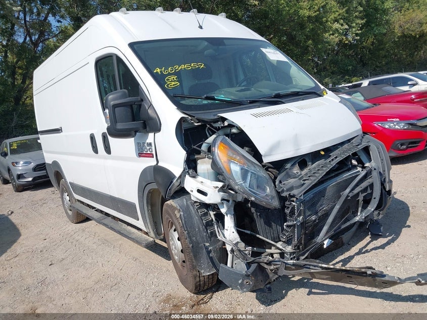 2017 RAM PROMASTER 1500 HIGH ROOF 136 WB | 3C6TRVBG9HE517351 | UPCARS