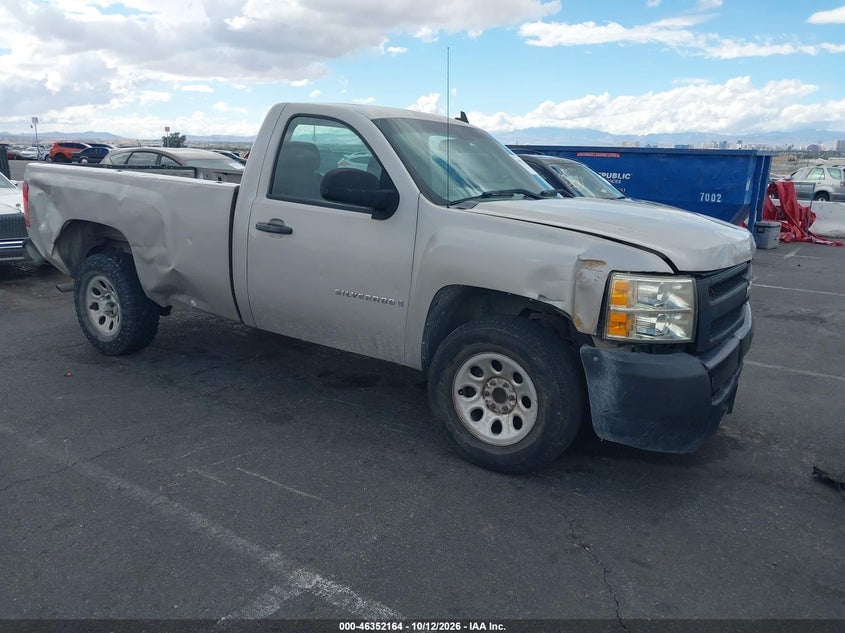 2008 CHEVROLET SILVERADO 1500 WORK TRUCK | 1GCEC14X58Z237617 | UPCARS