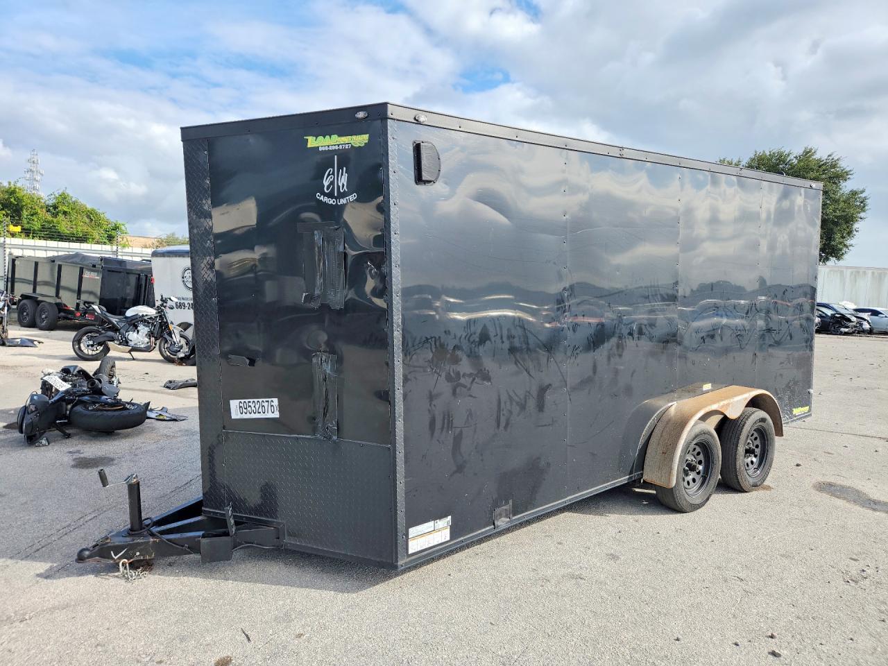 2025 ENCLOSED UNKNOWN TRAILER SOURCE MANUFACTURING 7X16TA2  CARGO TRAILER | 4T9BE1626SL520240 | UPCARS