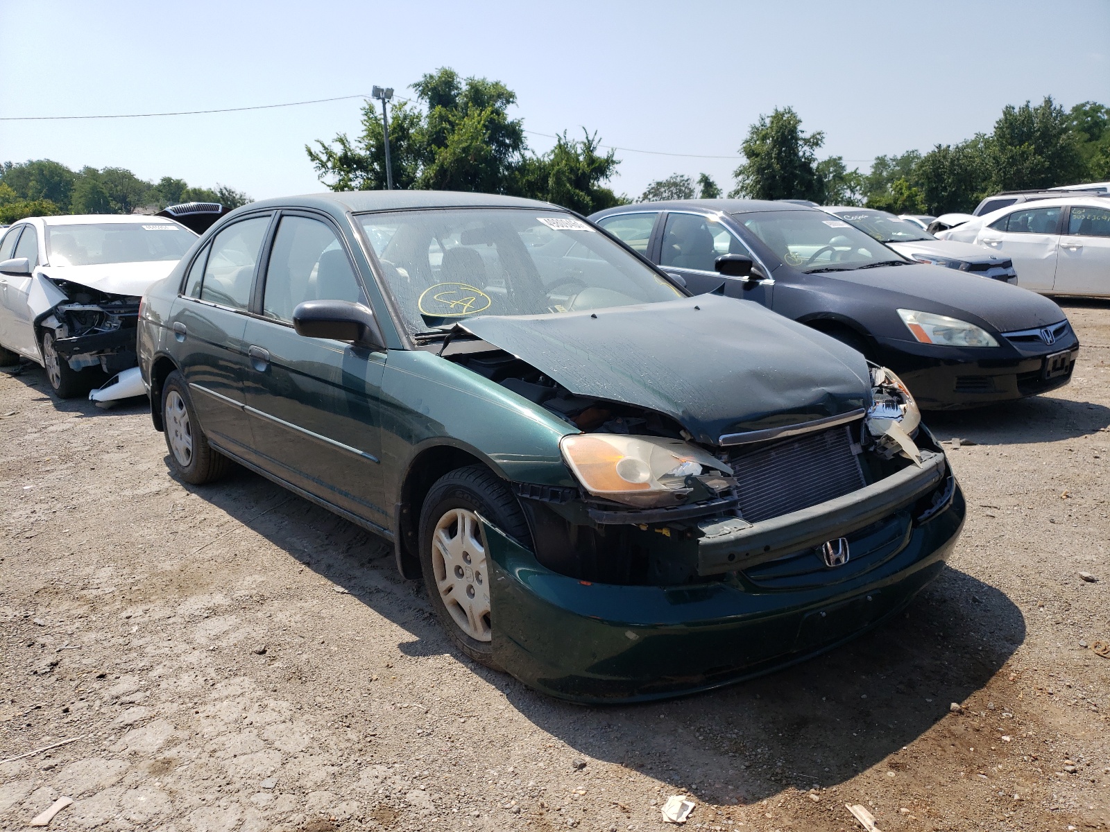 2001 HONDA CIVIC LX | 1HGES16541L023825 | UPCARS