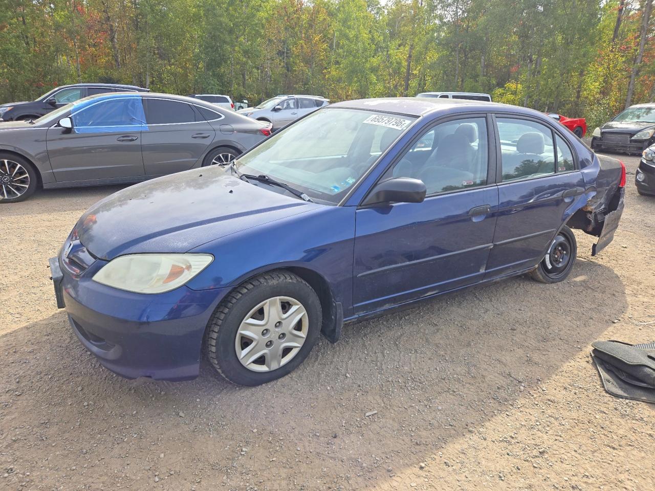 2005 HONDA CIVIC DX VP | 2HGES16335H042643 | UPCARS
