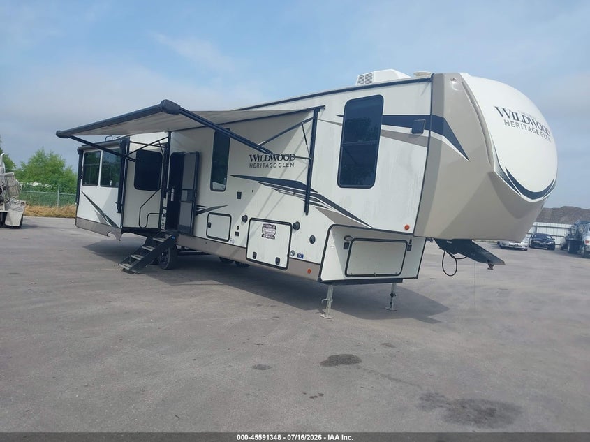2022 FOREST RIVER WILDWOOD 369BL | 4X4FWBN2XNV707562 | UPCARS