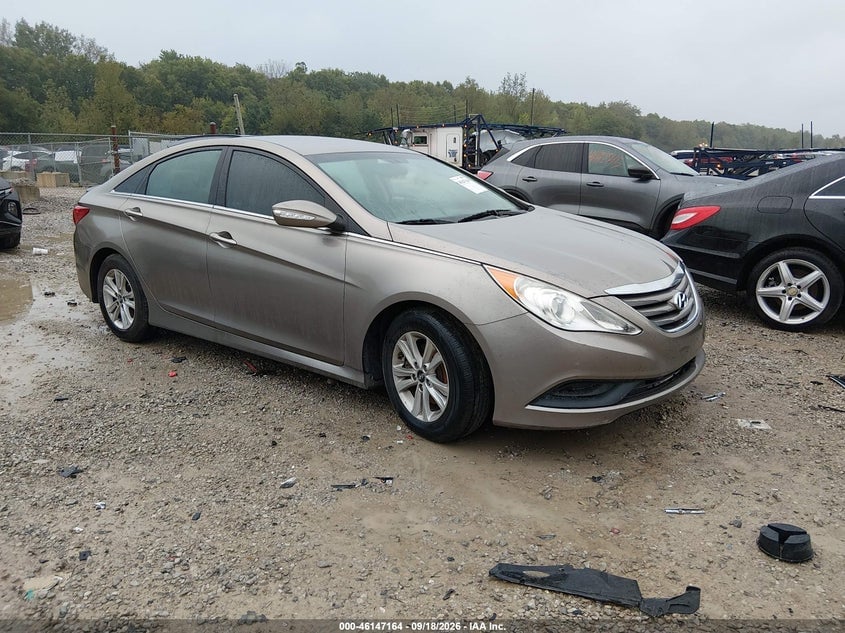 2014 HYUNDAI SONATA GLS | 5NPEB4AC2EH833678 | UPCARS