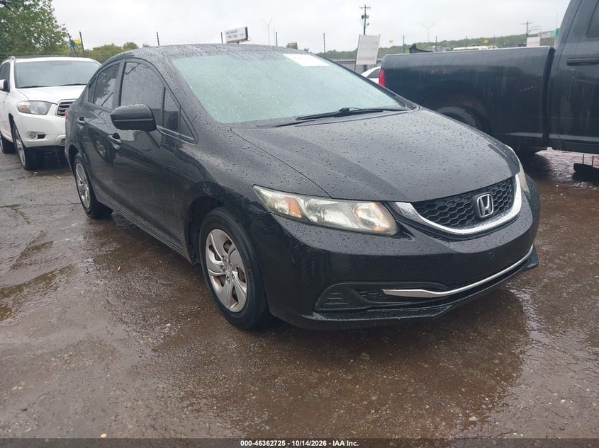 2014 HONDA CIVIC LX | 19XFB2F50EE074746 | UPCARS
