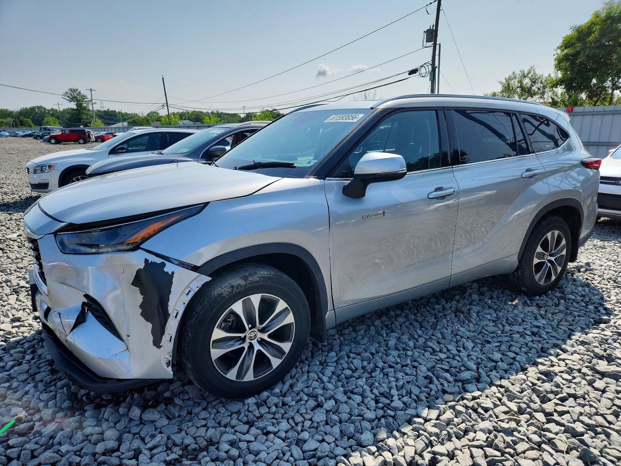 2021 TOYOTA HIGHLANDER HYBRID XLE | 5TDGBRCHXMS535659 | UPCARS