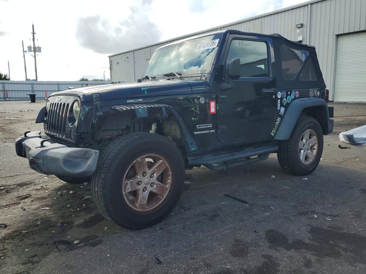 2016 JEEP WRANGLER SPORT | 1C4AJWAG8GL252572 | UPCARS