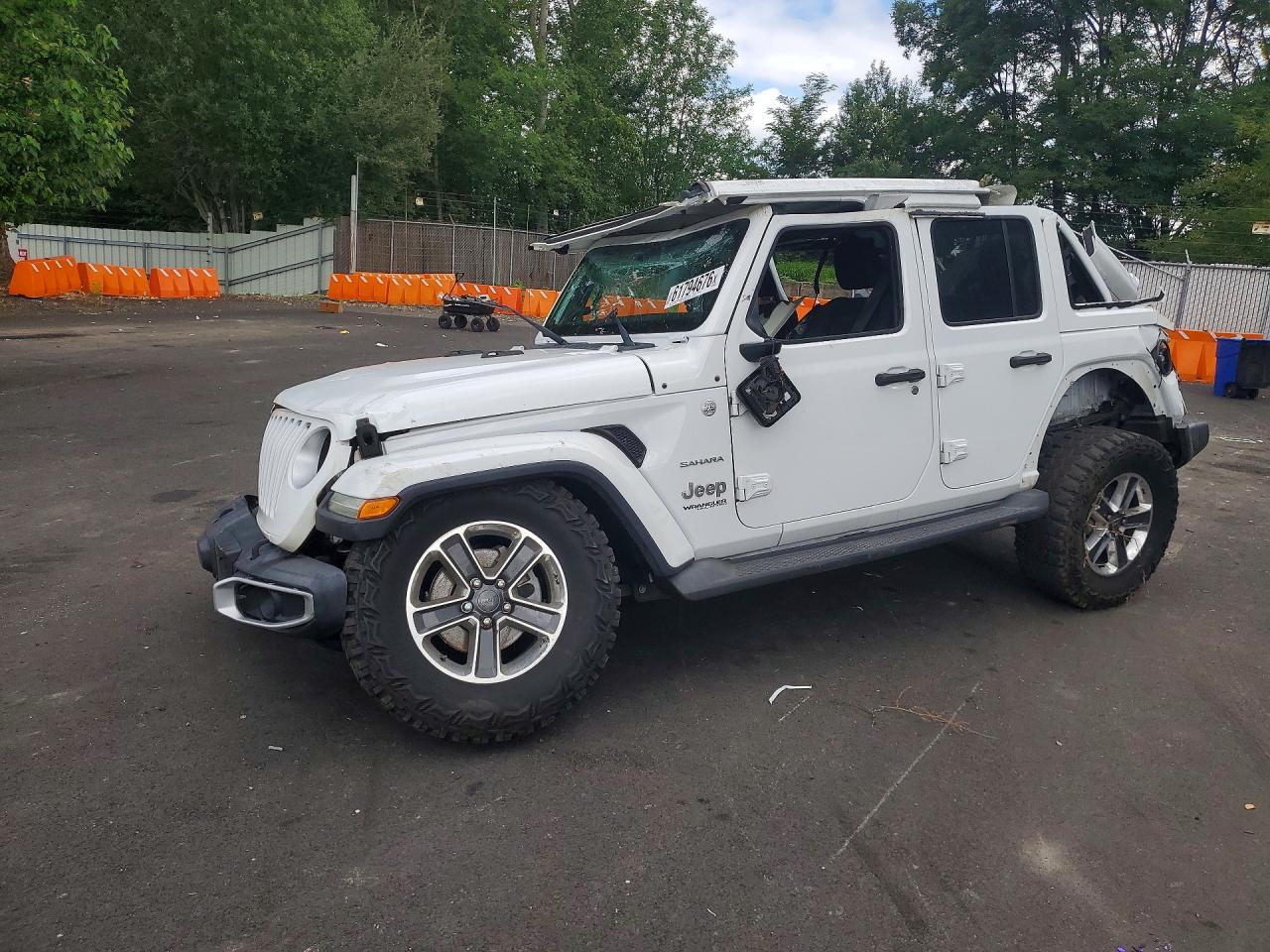 2018 JEEP WRANGLER SAHARA | 1C4HJXEG1JW219577 | UPCARS
