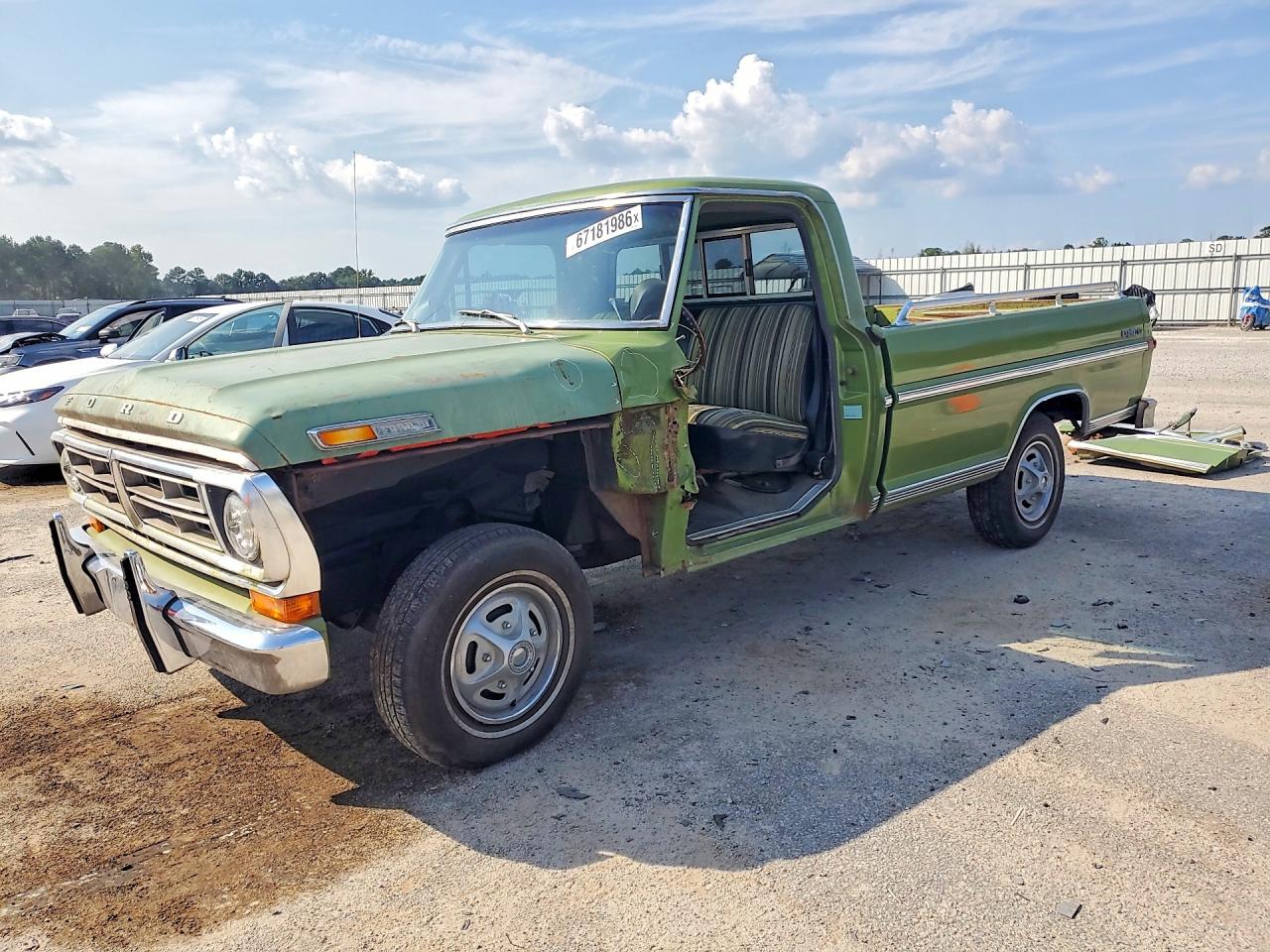 1972 FORD F100 | F10YKP30601 | UPCARS