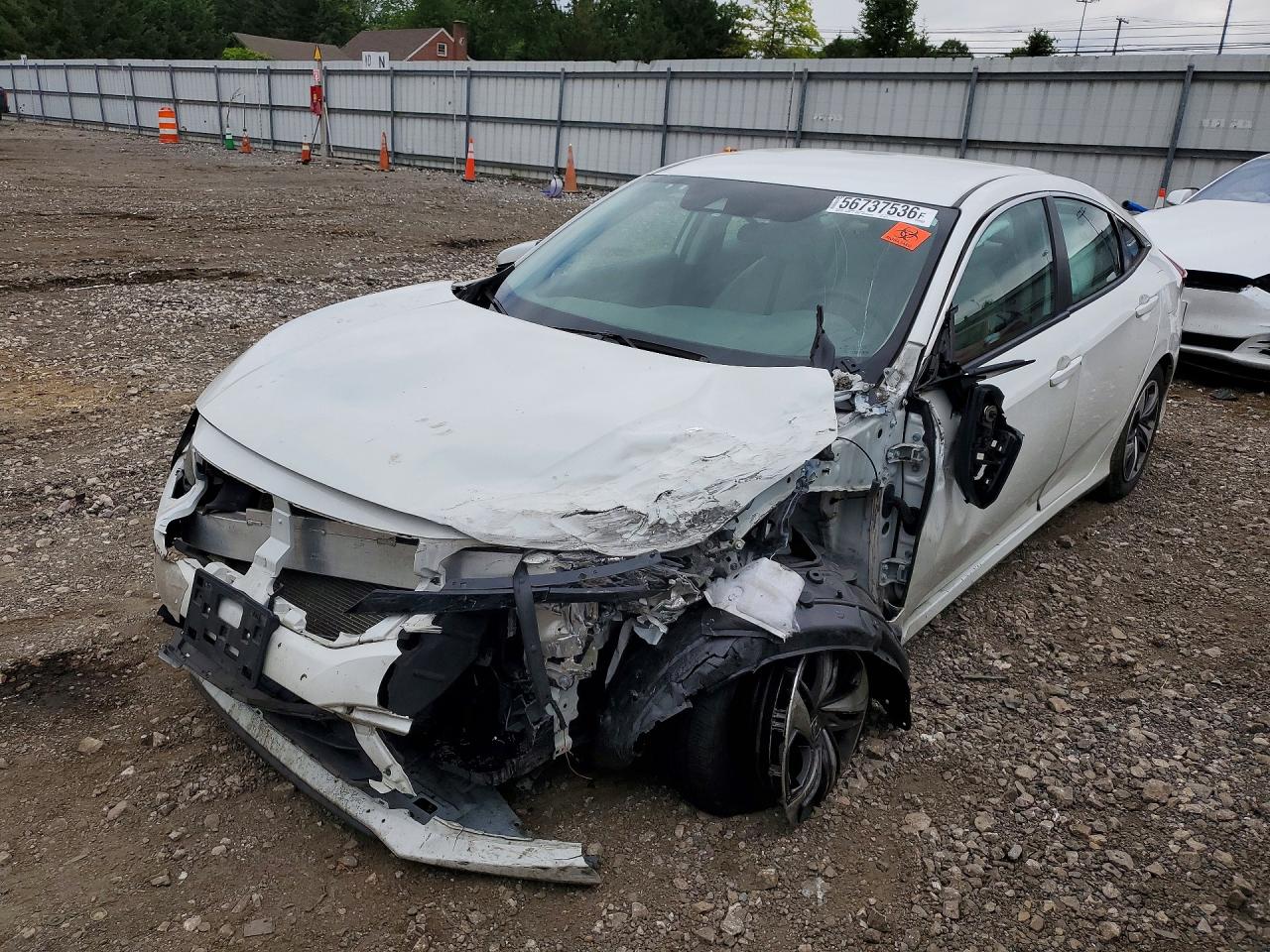 2019 HONDA CIVIC LX | 2HGFC2F64KH519125 | UPCARS