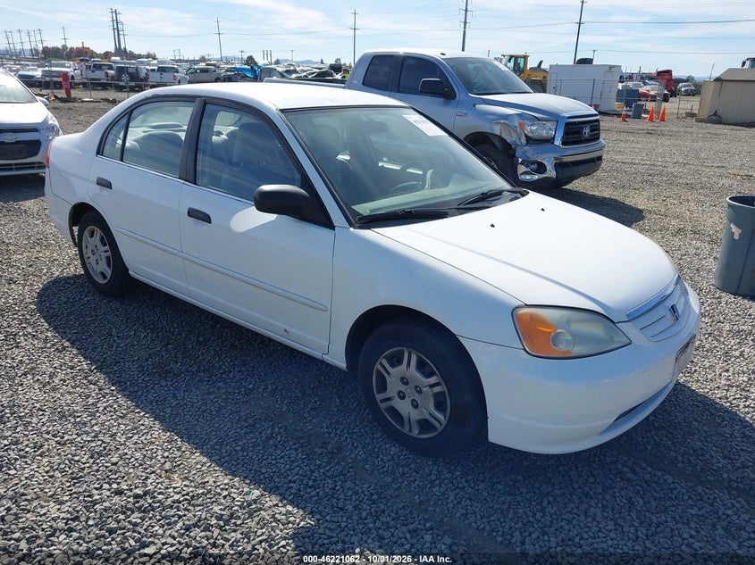2001 HONDA CIVIC LX | 2HGES16591H608056 | UPCARS